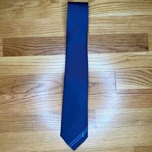 Vineyard Vines Deep Blue Silk Duck Men's Tie